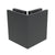 CRL Matte Black Bellagio Series Glass-to-Glass Bracket