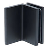 A matte black Bellagio series wall mount bracket shown from the front exterior angle.