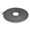 A single roll of black 1/32 inch thick all-purpose foam mounting tape with a white release liner.