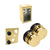 CRL Satin Brass Replacement Rollers, Wall Bracket & Stopper for Brixen Sliding Shower Door System