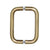 CRL Brushed Bronze 6" Back-to-Back Solid Brass 3/4" Diameter Pull Handles Without Metal Washers