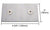 CRL 316 Brushed Stainless Link Patch Bracket