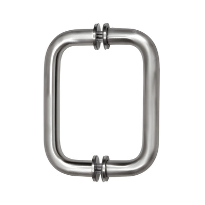 CRL Brushed Stainless 6" BM Series Tubular Back-to-Back Pull Handle