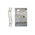 CRL Brushed Stainless 24" Extra Length Left Handed "S" Ladder Style Back-to-Back Pull