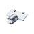 CRL Chrome 25/32" Diameter No-Drill Round Shelf Clamp for 3/8" Glass