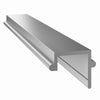 A 3D rendering of the silver metallic Cielo post filler showing its extruded profile.