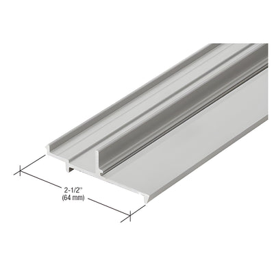 CRL-U.S. Aluminum Pocket Insert for Door Stop, Clear Anodized Class 1, 21'-2"