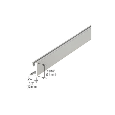 CRL-U.S. Aluminum Sash Face for 1" Glass - 24'-2", Clear Anodized Class 1