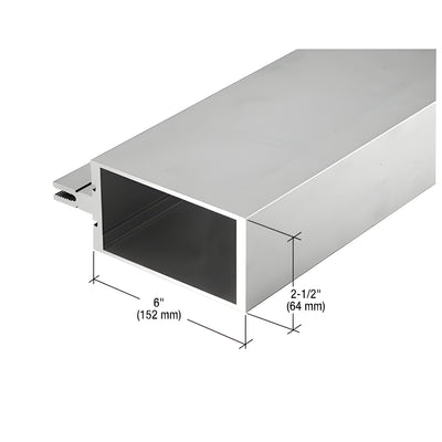 CRL-U.S. Aluminum Vertical Mullion - 24'-2", Clear Anodized Class 1