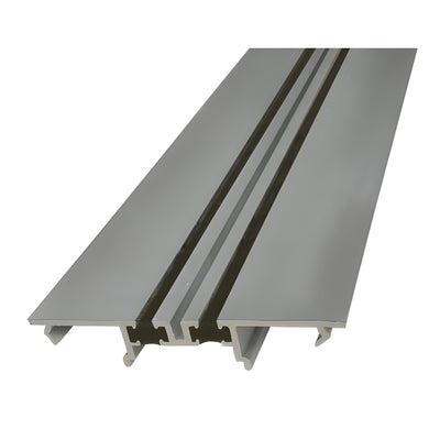 CRL-U.S. Aluminum Clear Anodized Head/Jamb Filler, Dual Thermally Improved