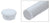 CRL Clear Anodized Quick Connect Color Match End Cap for 1-1/2" Diameter Tubing