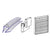 CRL Clear Jalousie and Louver Slat Vinyl - 1000' Roll