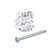 CRL 1/4"Clear Standard Plastic Mirror Clip