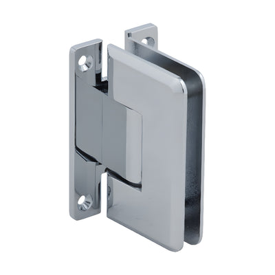 CRL Polished Chrome Cologne 537 Series 5 Degree Pre-Set Wall Mount 'H' Back Plate