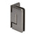 CRL Brushed Nickel Cologne 044 Series Wall Mount Offset Back Plate Hinge