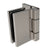 CRL Polished Chrome Como Series Wall Mount Outswing Hinge