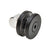 CRL Matte Black Replacement Fixed Panel Fitting for Crescent Series Sliding System