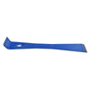 A blue CRL 10-inch scrape and pry bar shown from a side angle with a bent end.