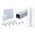 CRL Clear Anodized 100 Series 42" Surface Mount Post Kit