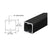 CRL Matte Black 100 Series 36" Post Only