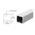 CRL Silver Metallic 100 Series 36" Post Only