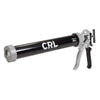 A side view of the black CRL 18:1 sausage caulk gun with a zinc alloy handle.