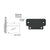 CRL Matte Black 200 Series Wall Mount End Cap