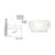 CRL Sky White 200 Series Wall Mount End Cap