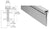 CRL Satin Anodized 350 Series Heavy-Duty Concealed Leaf Continuous Hinge - 120"