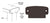 CRL Matte Bronze 400 Series Decorative End Cap