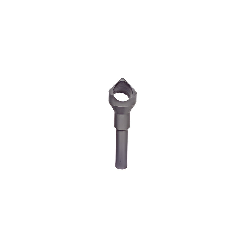 A close-up view of a CRL brand .486-inch countersink tool with a 1/4-inch round shank.