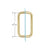 CRL Unlacquered Brass 8" BM Series Back-to-Back Handle Without Metal Washers