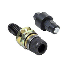 Two metal A-T series adaptors for the AA112 hand tool are shown against a white background.