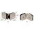 CRL Brushed Nickel Adjustable Glass-to-Glass Clamp