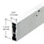 CRL 48" Medium-Duty Automatic Door Bottom Aluminum