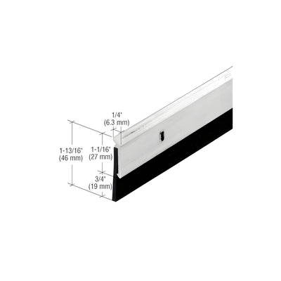 CRL 48" Door Bottom with Neoprene Sweep Aluminum