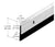 CRL 36" Door Bottom with Neoprene Sweep