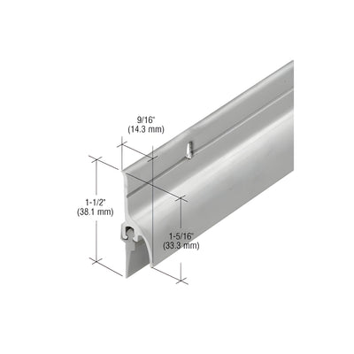 CRL Aluminum 36" Door Rain Drip with Vinyl Sweep