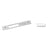 CRL Aluminum Left Hand Beveled Faceplate for MS1853H Series Hook Throw Deadlocks