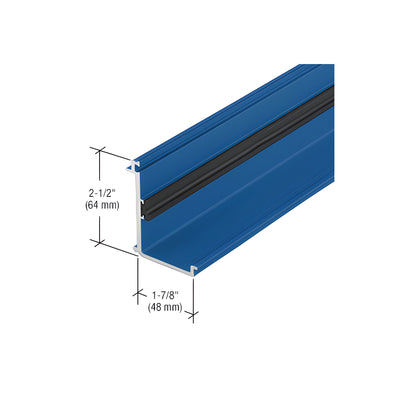 CRL-U.S. Aluminum Perimeter Pressure Bar with Thermal Spacer, Custom Paint - 24'-2"