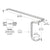 CRL Aluminum Push and Offset Pull Set for 36" Door