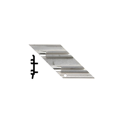 CRL-U.S. Aluminum Right Hand Anchor Clip, 90º, Outside Corner, 4/Pk