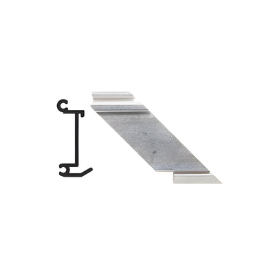 CRL-U.S. Aluminum Right Hand Anchor Clip, 90º Outside Corner - 4/Pk