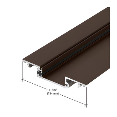 CRL-U.S. Aluminum Shallow Pocket Insert, Thermally Improved, Dark Bronze/Black Anodized Class 1, 24'-2"