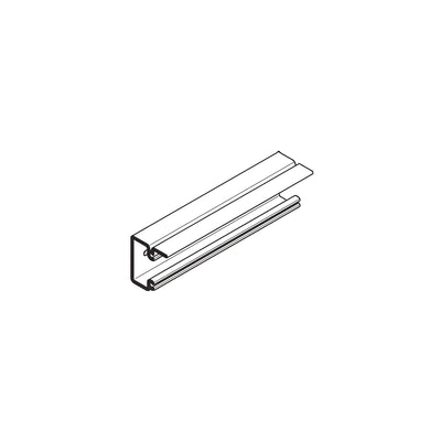 CRL-U.S. Aluminum Shear Block for 8" Intermediate Horizontals, with Screws- 20/Pk