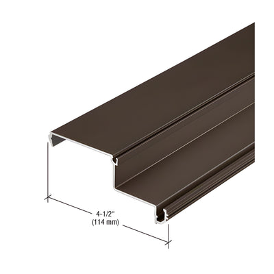 CRL-U.S. Aluminum Sill Insert for 1" Glazing - 24'-2", Dark Bronze/Black Anodized Class 1