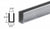 CRL Mill Adhesive Bond Storm Window Edge Wrap Frame for Single Strength Glass