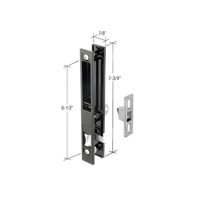 CRL Black Flush Mount Handle Set with 6-1/2" Screw Holes