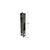 CRL Black Plastic Adams Rite® Handle and Key Set with 6-1/4" Screw Holes