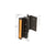 CRL Black Clamp - Style Surface Mount Handle 3" Screw Holes for International Doors